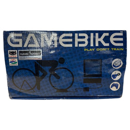 Front view of actual retail box for Cateye Gamebike for PS1 & PS2®