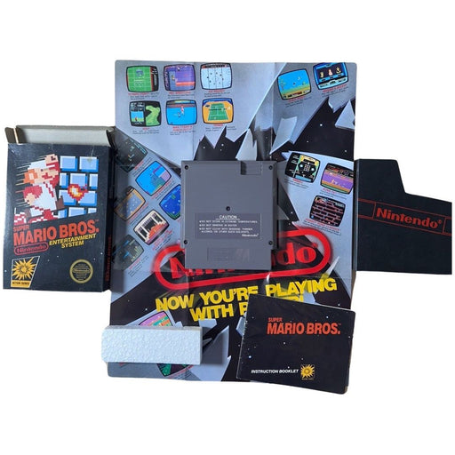 Super Mario Bros [5 Screw] - NES (Rare-First Edition Tabbed Box) - Premium Video Games - Just $299.99! Shop now at Retro Gaming of Denver