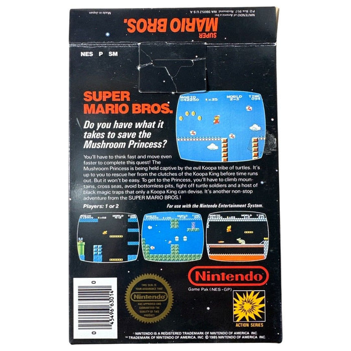 Super Mario Bros [5 Screw] - NES (Rare-First Edition Tabbed Box) - Premium Video Games - Just $299.99! Shop now at Retro Gaming of Denver