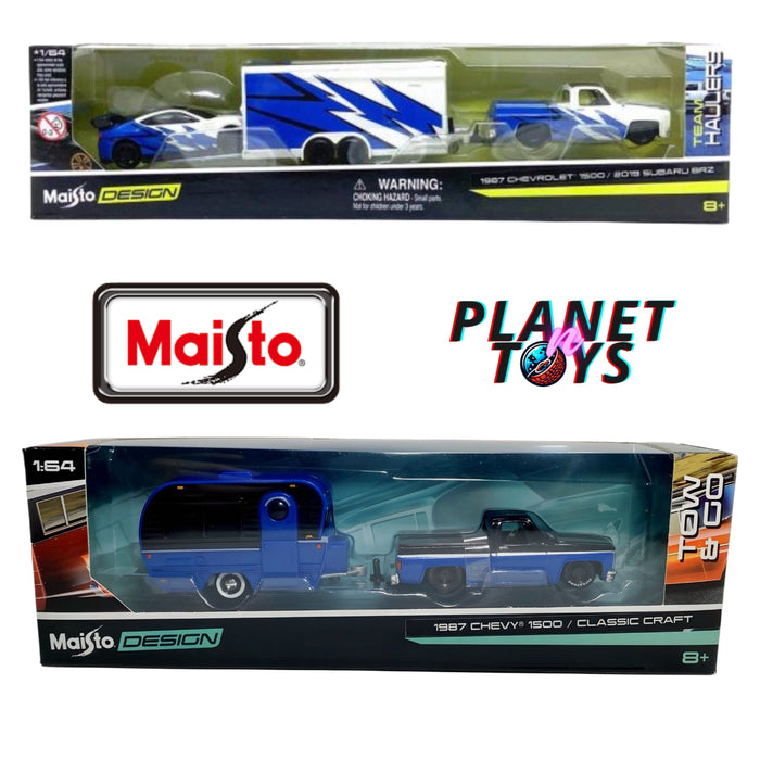 Maisto Design 1:64 Tow & Go/ Team Hauler - for just $11.99! 