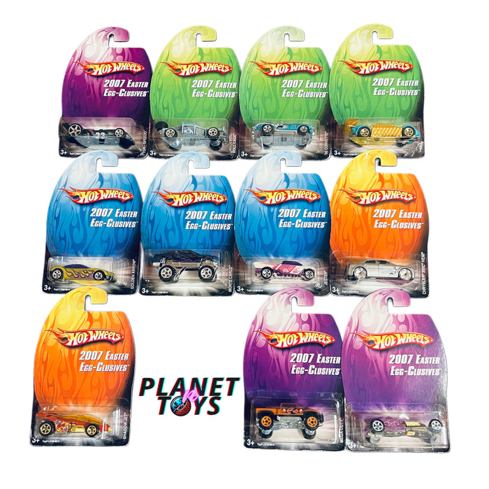 Hot Wheels 2007 Easter Egg-Clusives Set 11/12 1:64 Diecast Cars - for just $24.99! 