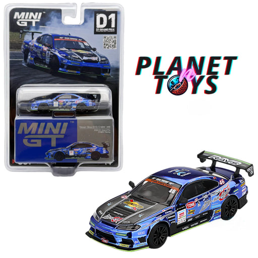 Mini GT 1:64 Nissan Silvia (S15) D-MAX Racing #46 2023 D1 Grand Prix #857 - for just $24.99! 