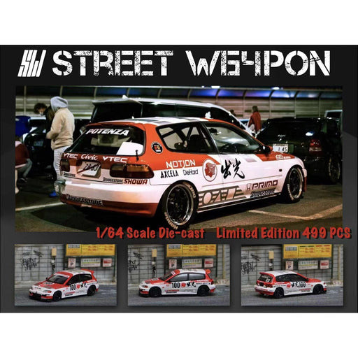 Street Weapon Honda Civic EG6 Idemitsu Street Edition 1:64 - Premium Honda - Just $34.99! Shop now at Retro Gaming of Denver