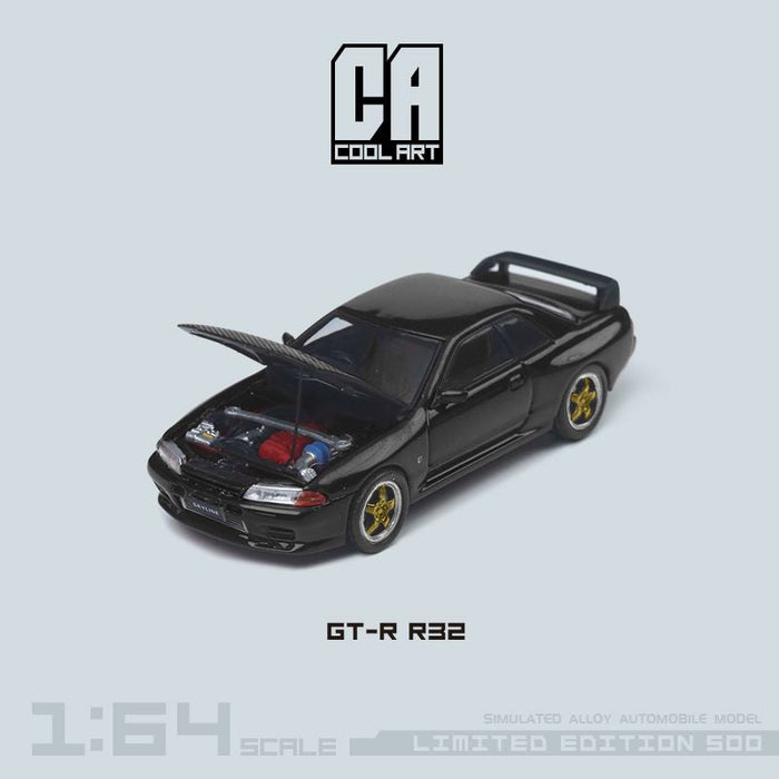 Cool ART Nissan Skyline GT-R R32 With Openable Hood 1:64 - for just $34.99! 