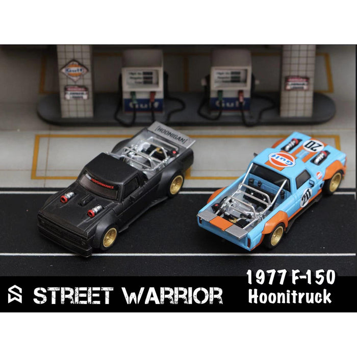 Street Weapon 1977 Ford F-150 Hoonitruck Gulf OR Matte Black OR Gulf Bear Figure 1:64 - Just $19.99! Shop now at Retro Gaming of Denver