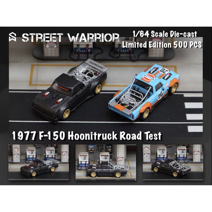 Street Weapon 1977 Ford F-150 Hoonitruck Gulf OR Matte Black OR Gulf Bear Figure 1:64 - Just $19.99! Shop now at Retro Gaming of Denver