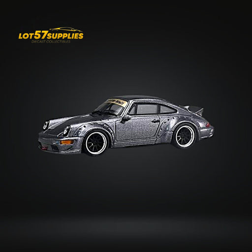 CM Model Porsche 964 Widebody Metallic Gray 1:64 - for just $34.99! 