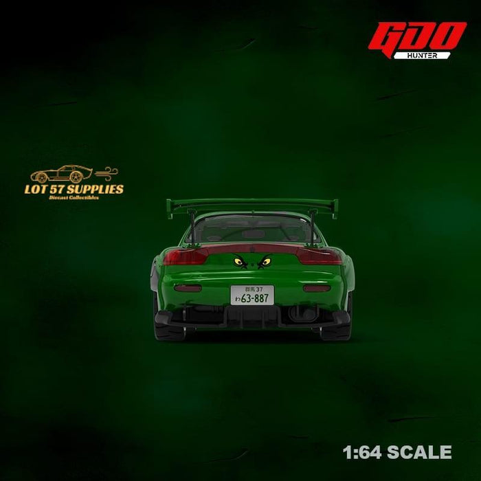 TimeMicro X GDO Mazda RX-7 BUSHIDO Carbon Green KENJI livery 1:64 - Just $36.99! Shop now at Retro Gaming of Denver