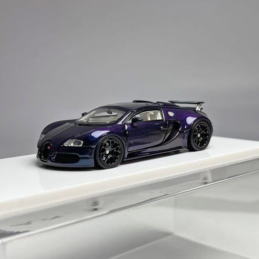 LJM Bugatti Veyron Chameleon Carbon Purple Resin 1:64 - Premium Bugatti - Just $71.99! Shop now at Retro Gaming of Denver