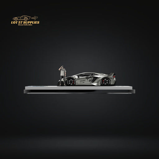 TimeMicro Lamborghini LP700 GT EVO Combat Grey LBWK w/ Figure 1:64 - Just $39.99! Shop now at Retro Gaming of Denver