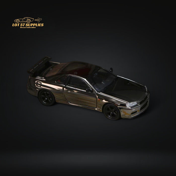 Street Weapon Skyline GTR R34 V-SPEC-II Chrome Plated Limited to 599 Pcs 1:64 - for just $36.99! 
