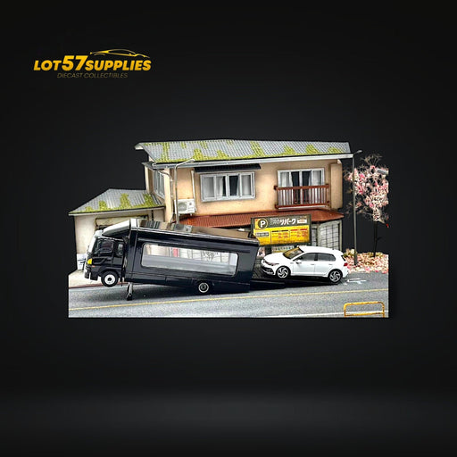 Unique Model Hino 500 HINO Ranger 5th Generation Outriggers BLACK 1:64 - for just $66.99! 