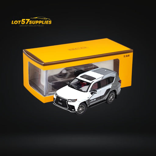 GCD Lexus LX600 Sport White & Gray Sport w/ Active Suspension 1:64 - for just $33.99! 