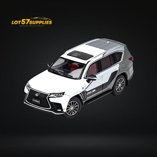 GCD Lexus LX600 Sport White & Gray Sport w/ Active Suspension 1:64 - for just $33.99! 