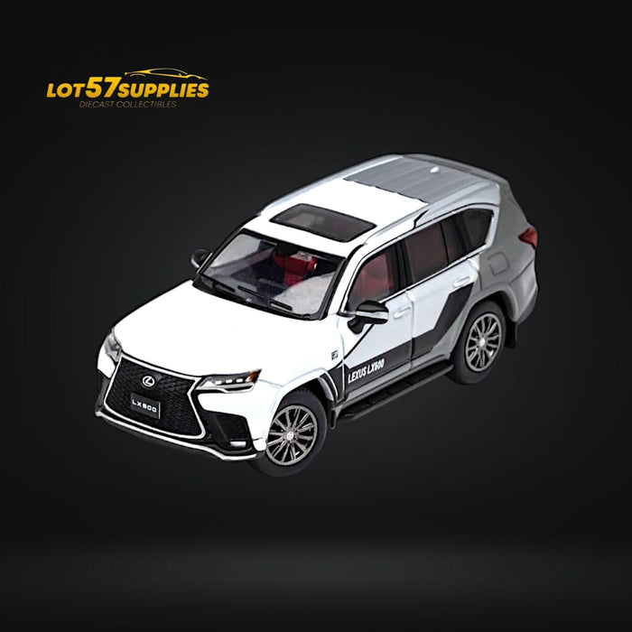 GCD Lexus LX600 Sport White & Gray Sport w/ Active Suspension 1:64 - for just $33.99! 