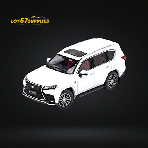 GCD Lexus LX600 Sport White w/ Active Suspension 1:64 - for just $33.99! 