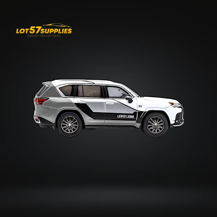 GCD Lexus LX600 Sport White & Gray Sport w/ Active Suspension 1:64 - for just $33.99! 