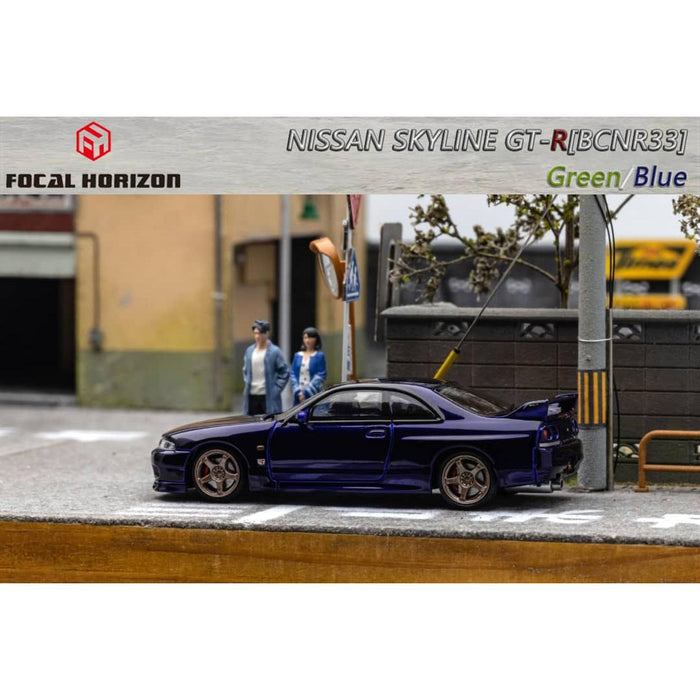 Focal Horizon Nissan Skyline R33 GT-R 4TH Gen 400R GREEN / BLUE 1:64 - Just $34.99! Shop now at Retro Gaming of Denver