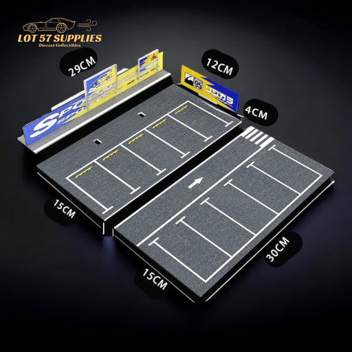 MoreArt Parking Lot Scene SPOON Style 1:64 - Just $34.99! Shop now at Retro Gaming of Denver