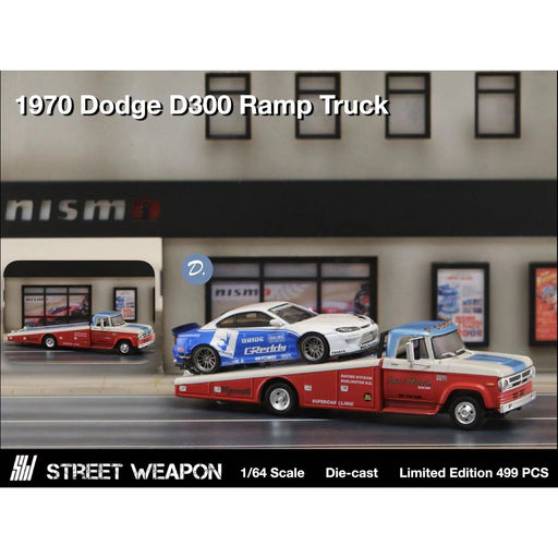 (Pre-Order) Street Weapon 1970 Dodge D-300 Ramp Truck 1:64 - Just $34.99! Shop now at Retro Gaming of Denver