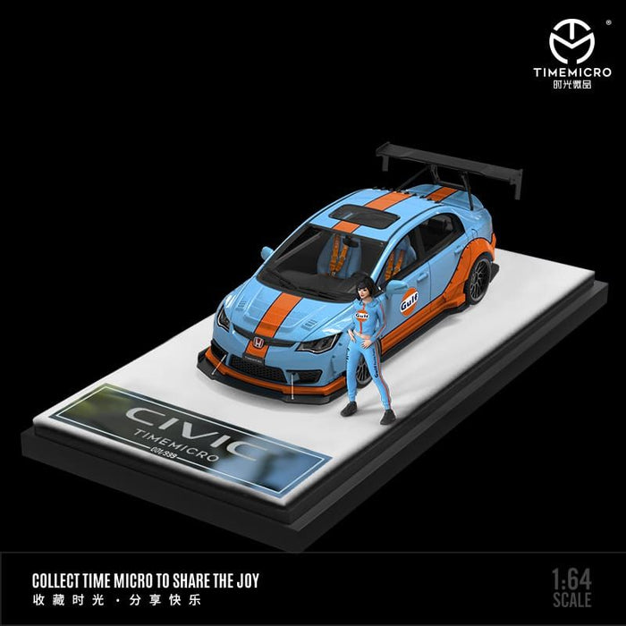 TimeMicro Honda Civic FD2 Modified HKS / GULF Widebody 1:64 - Just $29.99! Shop now at Retro Gaming of Denver