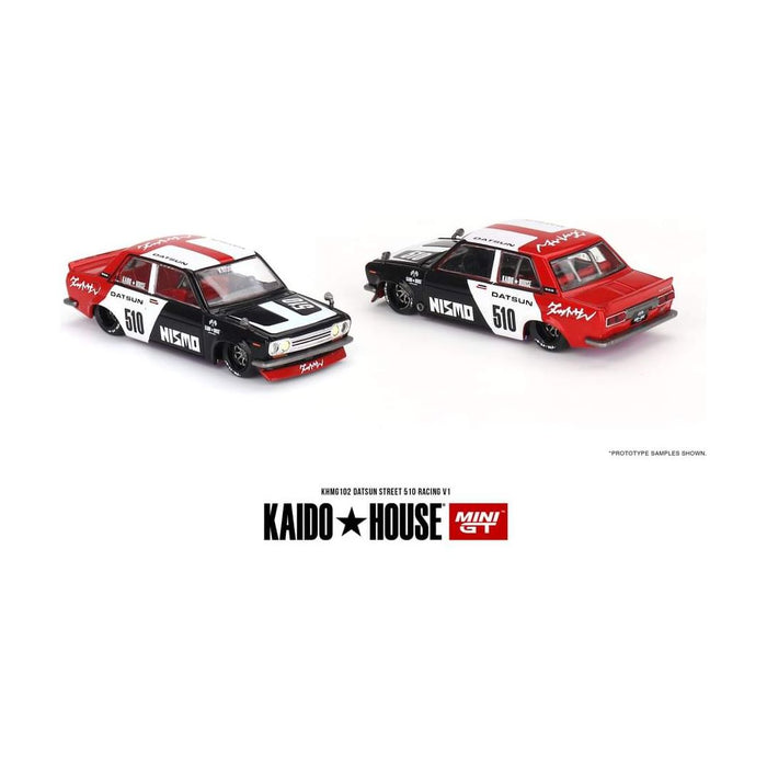 Mini GT x Kaido House Datsun KAIDO 510 Sedan Racing V1 1:64 KHMG102 - Just $24.99! Shop now at Retro Gaming of Denver