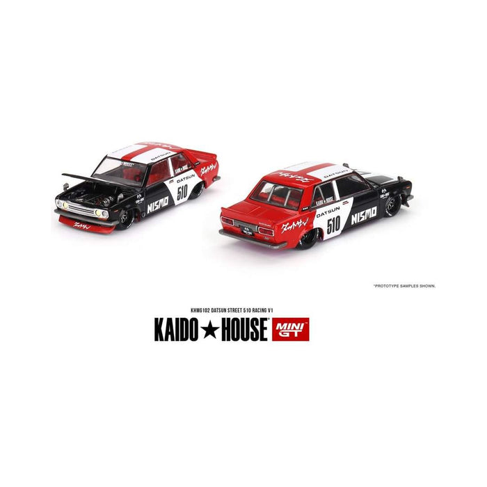 Mini GT x Kaido House Datsun KAIDO 510 Sedan Racing V1 1:64 KHMG102 - Just $24.99! Shop now at Retro Gaming of Denver