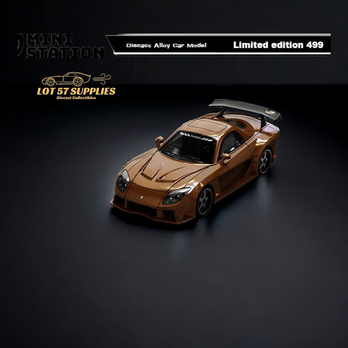 TimeMicro Mazda RX-7 VeilSide Metallic Brown Ordinary 1:64 - Just $32.99! Shop now at Retro Gaming of Denver