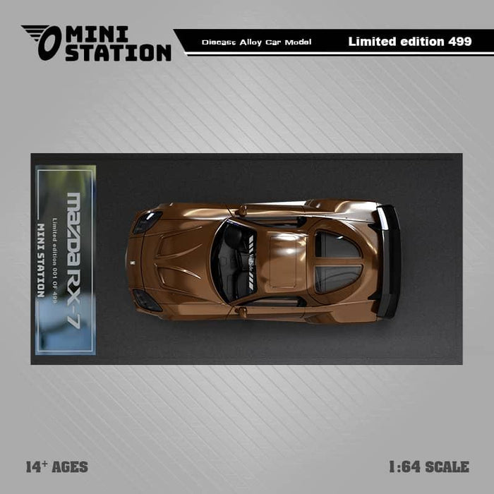 TimeMicro Mazda RX-7 VeilSide Metallic Brown Ordinary 1:64 - Just $32.99! Shop now at Retro Gaming of Denver