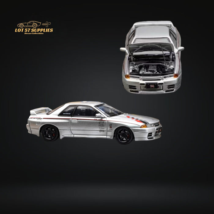 Focal Horizon Nissan Skyline R32 GT-R 3rd Gen Nismo S-Tune Silver Nismo Livery 1:64 - Just $34.99! Shop now at Retro Gaming of Denver