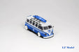 LF Model Volkswagen T1 Kombi with Surfboards Blue/White 1:64 - for just $29.99! 