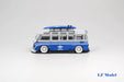 LF Model Volkswagen T1 Kombi with Surfboards Blue/White 1:64 - for just $29.99! 