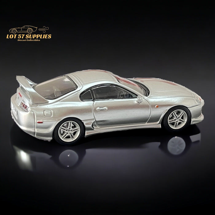 123 Hobby Toyota Supra JZA80Z in Silver 1:64 - Just $32.99! Shop now at Retro Gaming of Denver