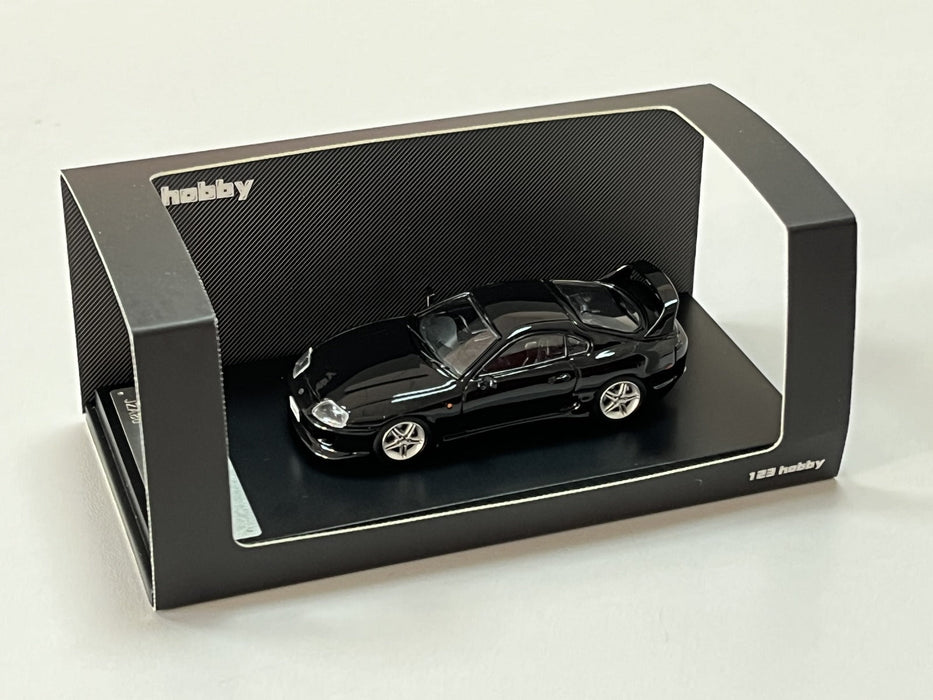 123 Hobby Toyota Supra JZA80Z in Black 1:64 - for just $32.99! 