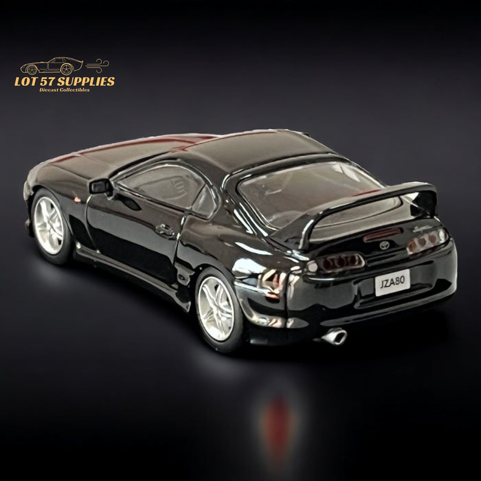 123 Hobby Toyota Supra JZA80Z in Black 1:64 - Just $32.99! Shop now at Retro Gaming of Denver