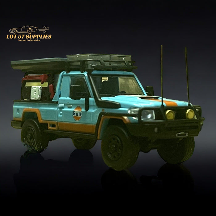 AutoBots Models Toyota Land Cruiser LC79 Gulf Livery 1:64 Limited to 699 PCS - Just $36.99! Shop now at Retro Gaming of Denver