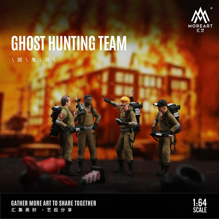 MoreArt Ghostbusters Resin Figures (4 Figures Included) 1:64 MO002002 - Premium MoreArt - Just $34.99! Shop now at Retro Gaming of Denver