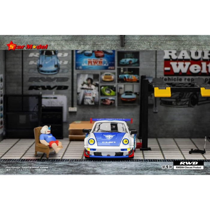 Star Model Porsche RWB 964 GT Wing Exia Robot #01 1:64 - Just $37.99! Shop now at Retro Gaming of Denver