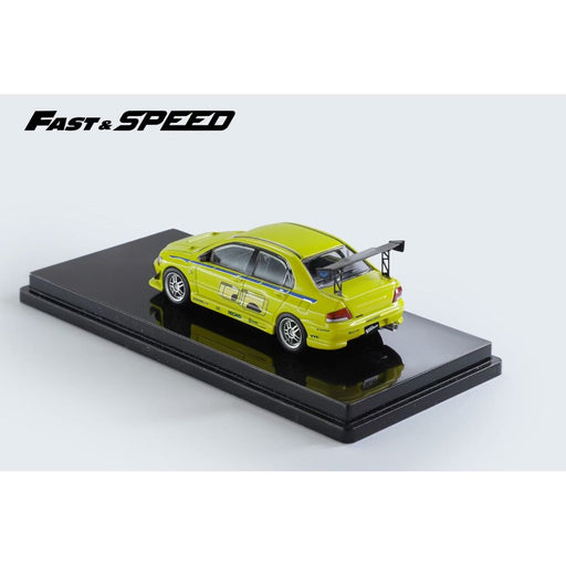 Fast Speed Mitsubishi Lancer Evolution EVO VII FNF Green Livery Figure Version 1:64 - Premium Mitsubishi - Just $37.99! Shop now at Retro Gaming of Denver