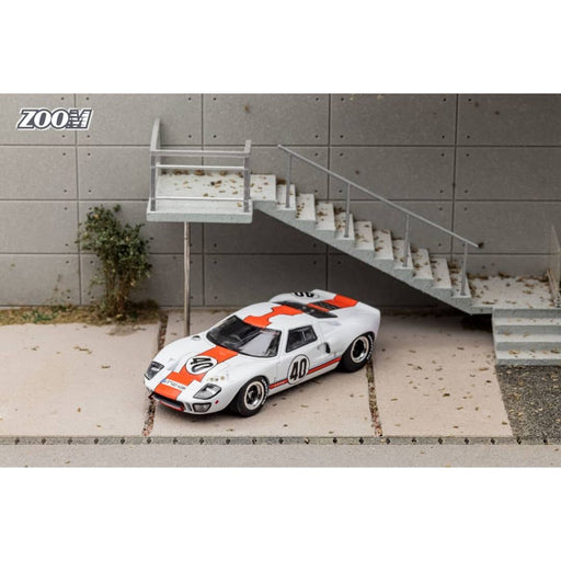 Zoom Ford GT40 MK1 White Gulf Livery #40 1:64 - Premium Ford - Just $32.99! Shop now at Retro Gaming of Denver