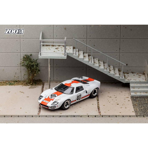 Zoom Ford GT40 MK1 White Gulf Livery #40 1:64 - Premium Ford - Just $32.99! Shop now at Retro Gaming of Denver