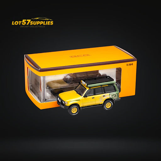GCD Toyota Land Cruiser LC80 Camel Cup Version With Accessories 1:64 - for just $32.99! 