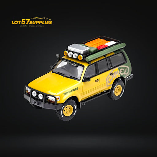 GCD Toyota Land Cruiser LC80 Camel Cup Version With Accessories 1:64 - for just $32.99! 
