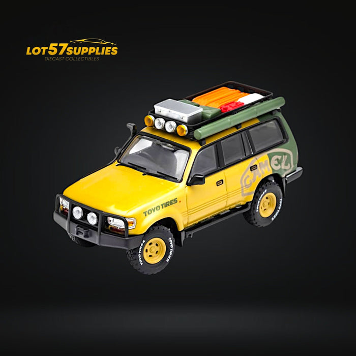 GCD Toyota Land Cruiser LC80 Camel Cup Version With Accessories 1:64 - for just $32.99! 