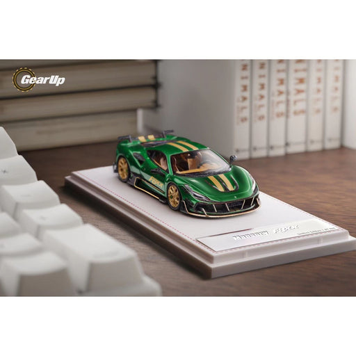 (Pre-Order) GearUp Ferrari F8 Tributo Mansory F8XX Green 1:64 - Just $36.99! Shop now at Retro Gaming of Denver