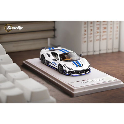 (Pre-Order) GearUp Ferrari F8 Tributo Mansory F8XX White 1:64 - Just $36.99! Shop now at Retro Gaming of Denver