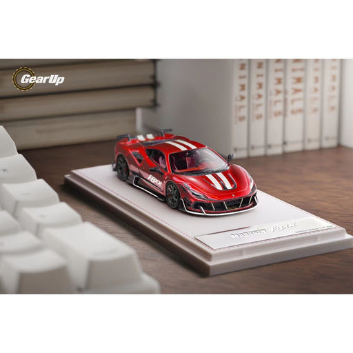 (Pre-Order) GearUp Ferrari F8 Tributo Mansory F8XX Rosso Corsa Red 1:64 - Just $36.99! Shop now at Retro Gaming of Denver