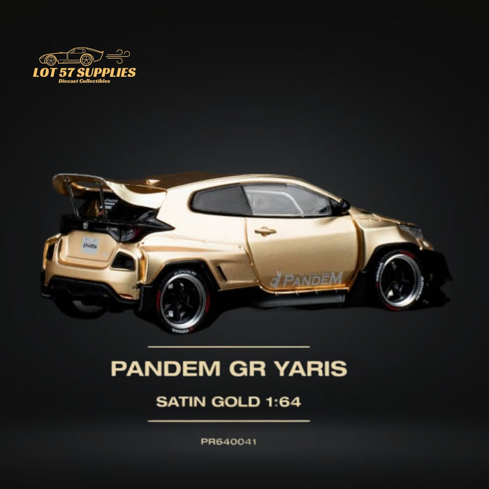 Pop Race Toyota Yaris Pandem GR Satin Gold 1:64 PR6400041 - Premium Toyota - Just $22.99! Shop now at Retro Gaming of Denver