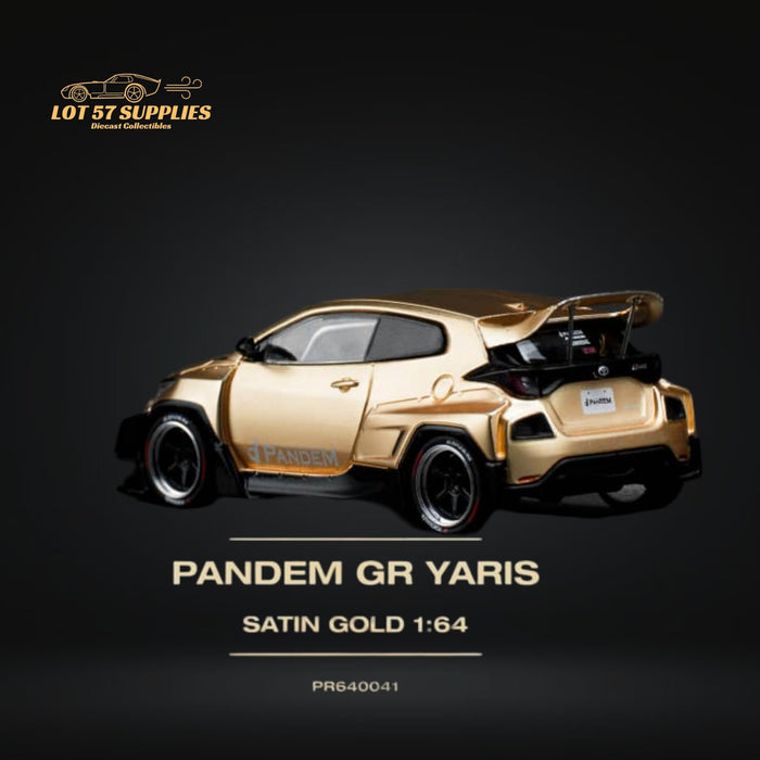 Pop Race Toyota Yaris Pandem GR Satin Gold 1:64 PR6400041 - Just $22.99! Shop now at Retro Gaming of Denver