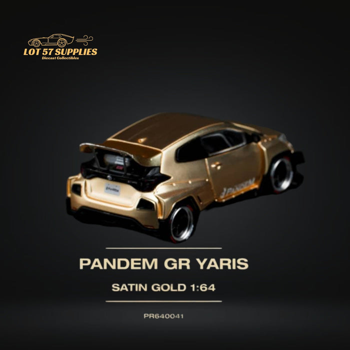 Pop Race Toyota Yaris Pandem GR Satin Gold 1:64 PR6400041 - Premium Toyota - Just $22.99! Shop now at Retro Gaming of Denver